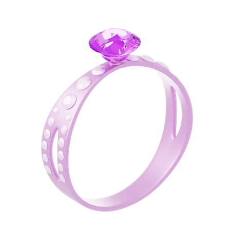 Bague de diamant  3D Icon