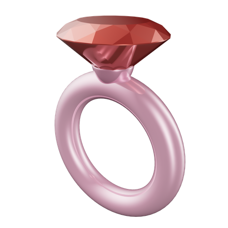 Bague de diamant  3D Icon