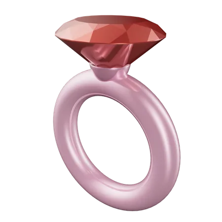 Bague de diamant  3D Icon