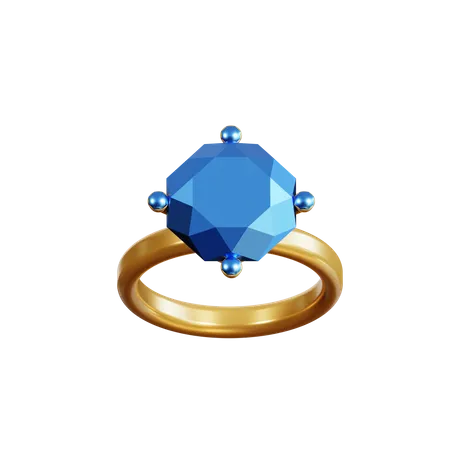 Bague de diamant  3D Icon