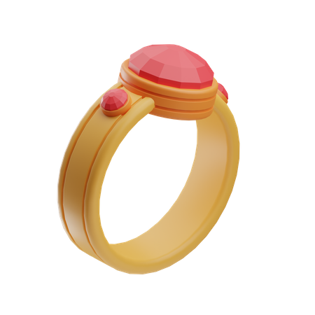 Bague de diamant  3D Icon