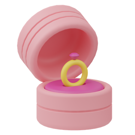 Bague de diamant  3D Icon