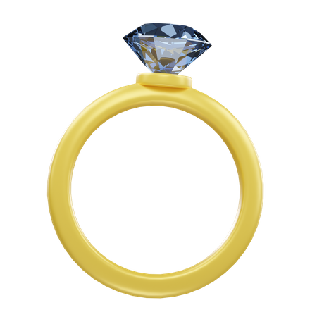 Bague de diamant  3D Icon