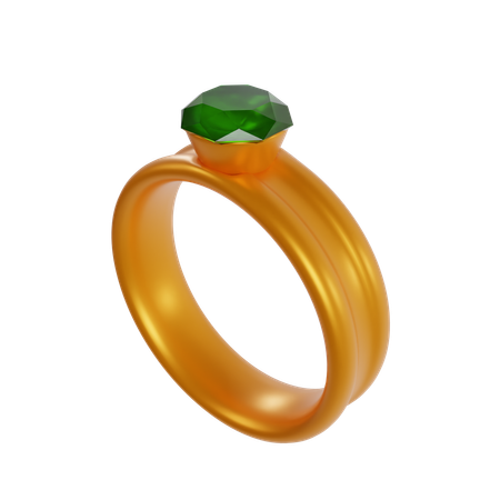 Bague diamant  3D Icon