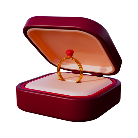 Bague d'or  3D Icon