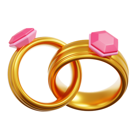 Bague de diamant  3D Icon