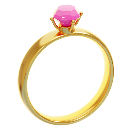 Bague de diamant  3D Icon