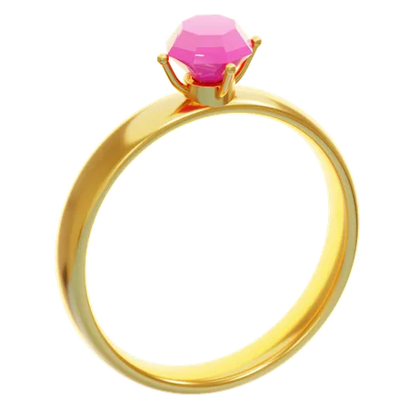 Bague de diamant  3D Icon