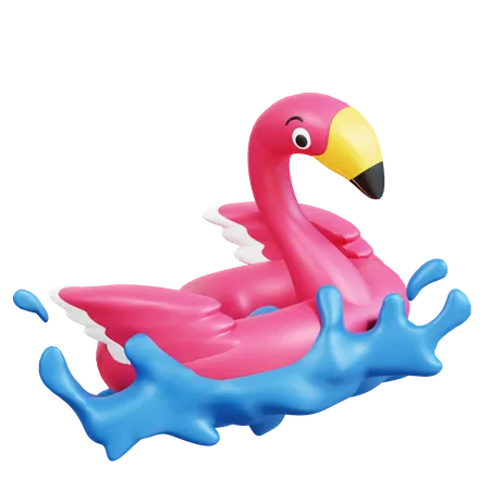 Bague flamant rose  3D Icon