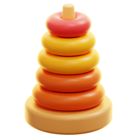 Bague pyramidale  3D Icon