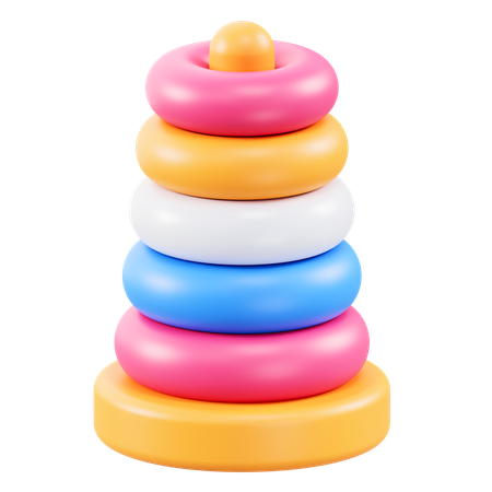 Bague pyramidale  3D Icon