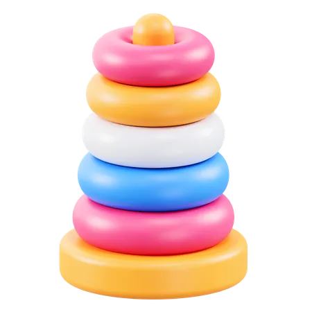 Bague pyramidale  3D Icon