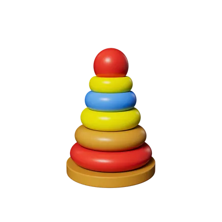 Bague pyramidale  3D Icon