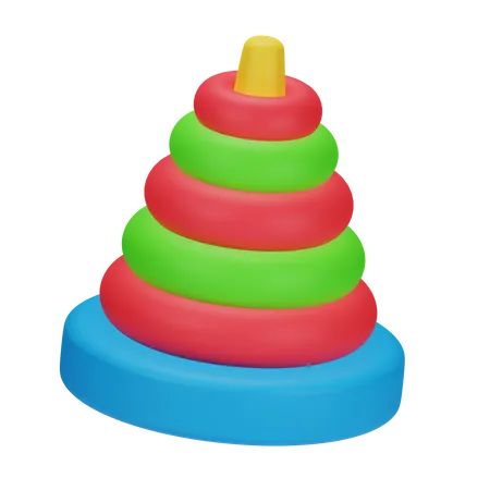 Jouet pyramide  3D Icon