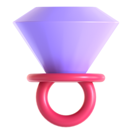 Bague rétro  3D Icon