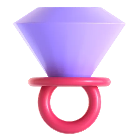 Bague rétro  3D Icon