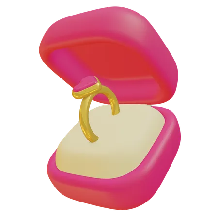 Bague de Saint-Valentin  3D Icon