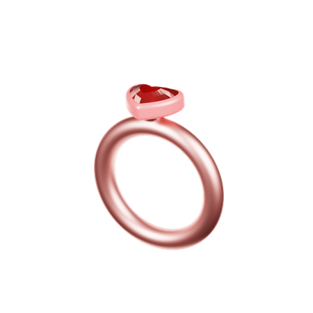 Bague de Saint-Valentin  3D Icon