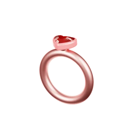 Bague de Saint-Valentin  3D Icon