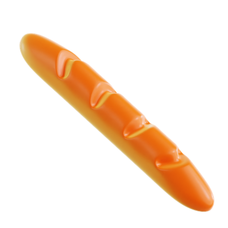 Baguete  3D Icon