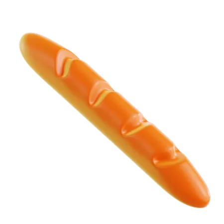 Baguete  3D Icon