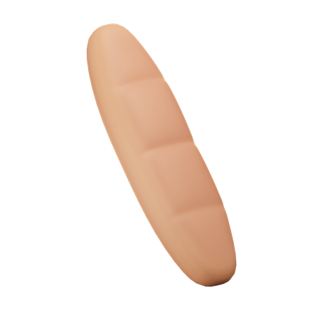 Baguete  3D Icon