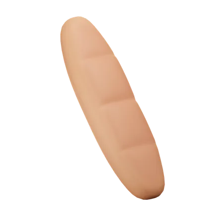 Baguete  3D Icon