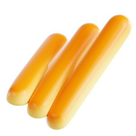 Baguete  3D Icon