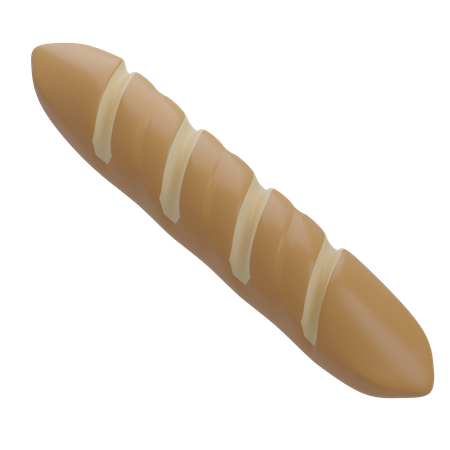 Baguete  3D Icon