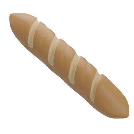 Baguete  3D Icon