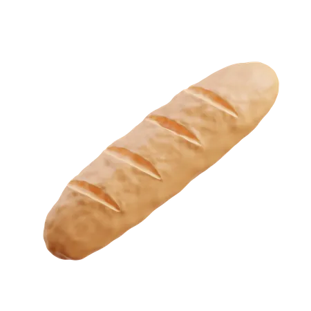 Baguete  3D Icon