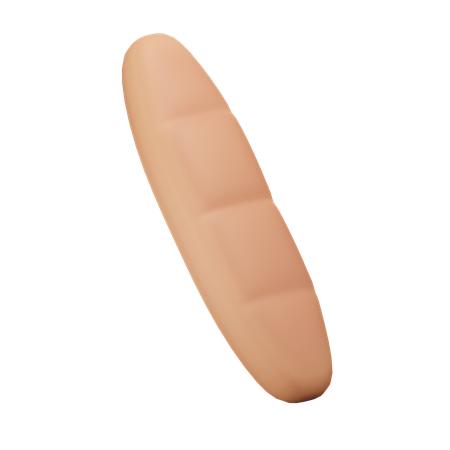 Baguette  3D Icon