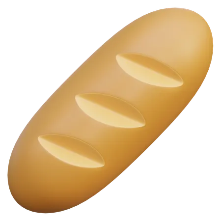 Stangenbrot  3D Icon