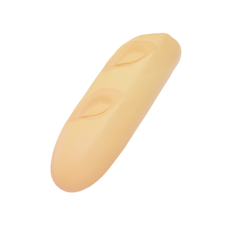 Baguette  3D Icon