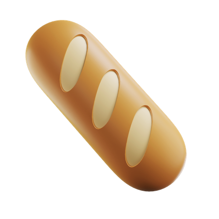 Baguette  3D Icon