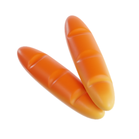 Baguette  3D Icon