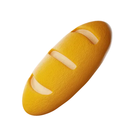 Baguette Bread  3D Icon