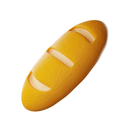 Baguette Bread  3D Icon