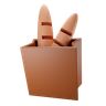 bread bag emoji 3d