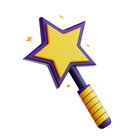 Baguette magique  3D Icon