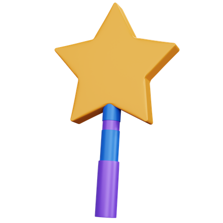Baguette magique  3D Icon