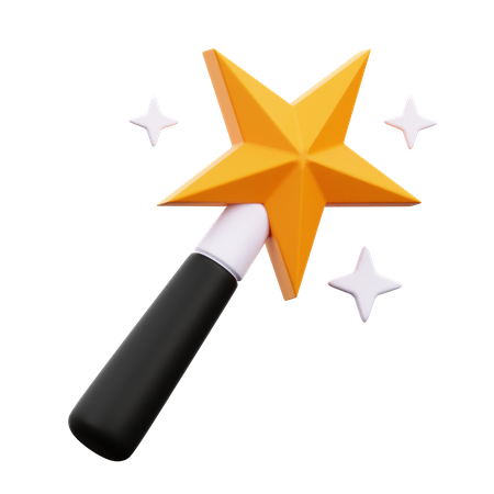 Baguette magique  3D Icon