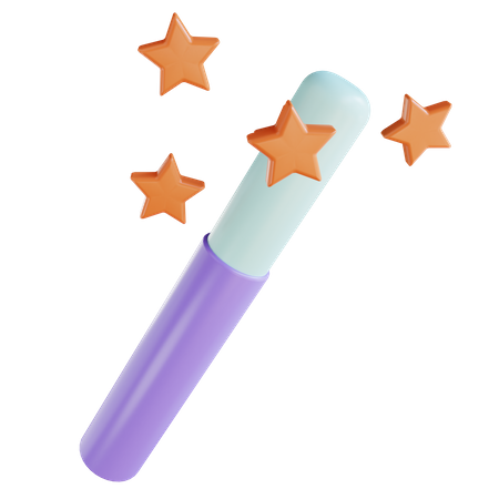 Baguette magique  3D Icon