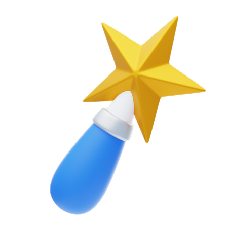 Baguette magique  3D Icon