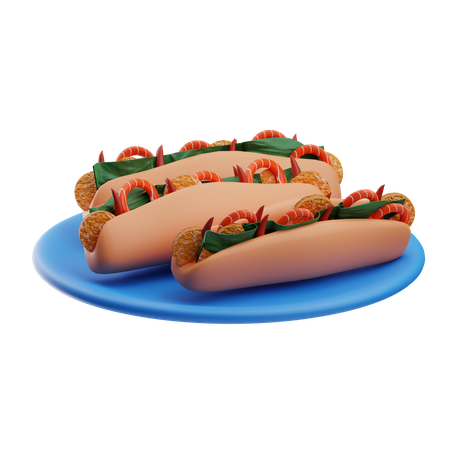 Baguettes  3D Icon