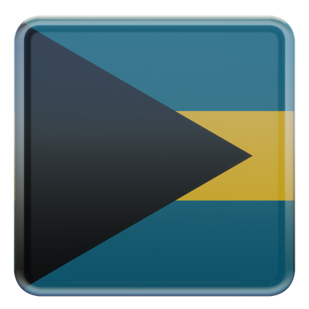 Bahamas-Flagge  3D Flag