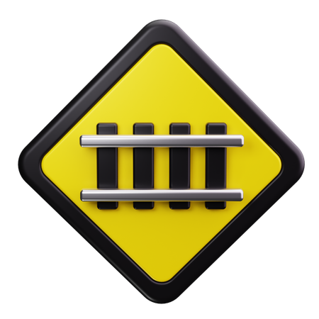 Bahnübergang  3D Icon