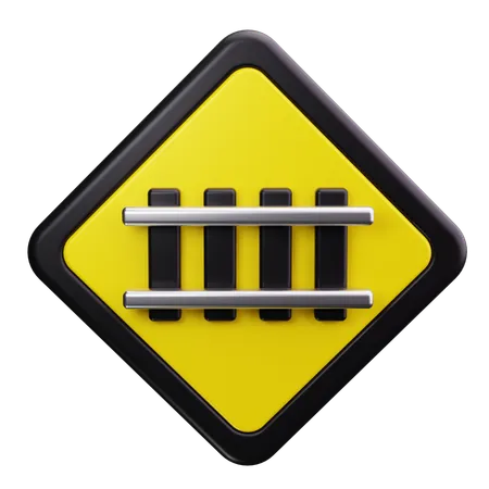 Bahnübergang  3D Icon