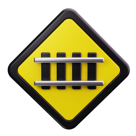 Bahnübergang  3D Icon