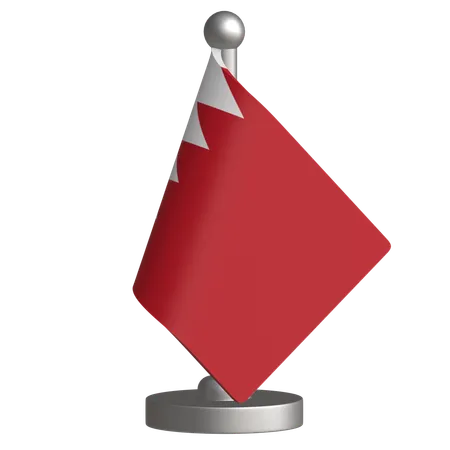 Bahrain Desk Flag  3D Icon